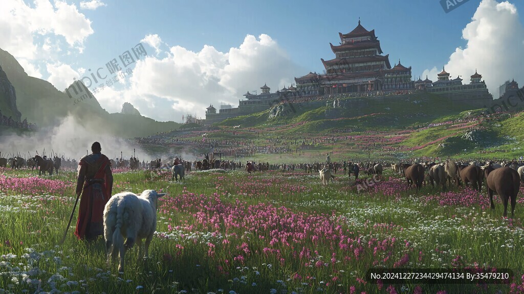 影片质感牧牛图