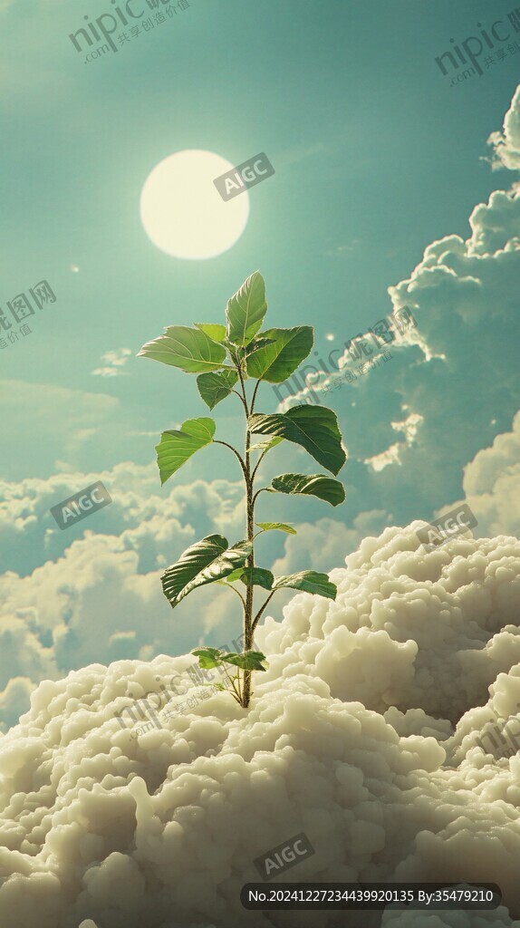 唯美阳光小树