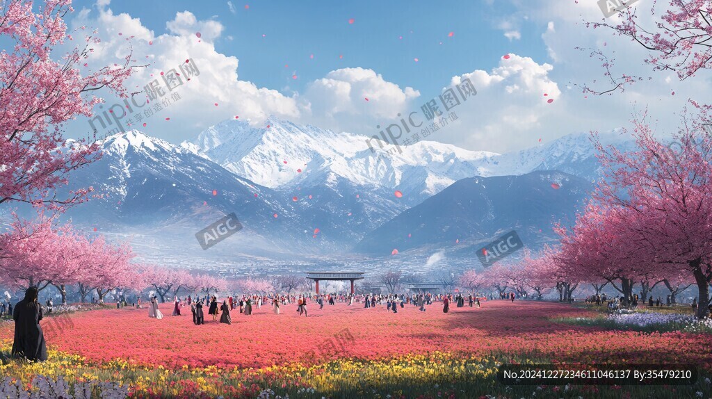樱花主题广场