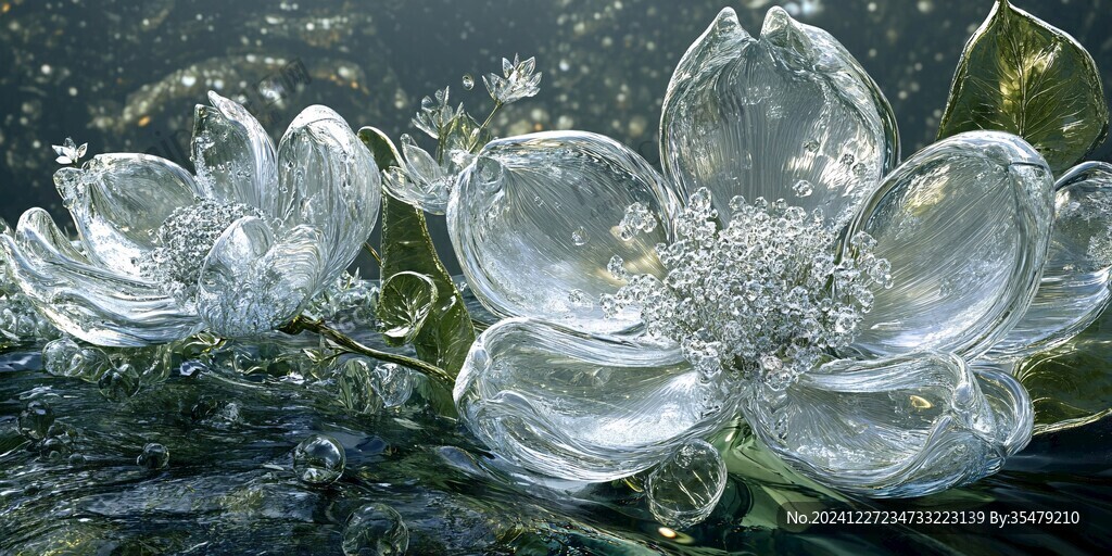 水晶荷花