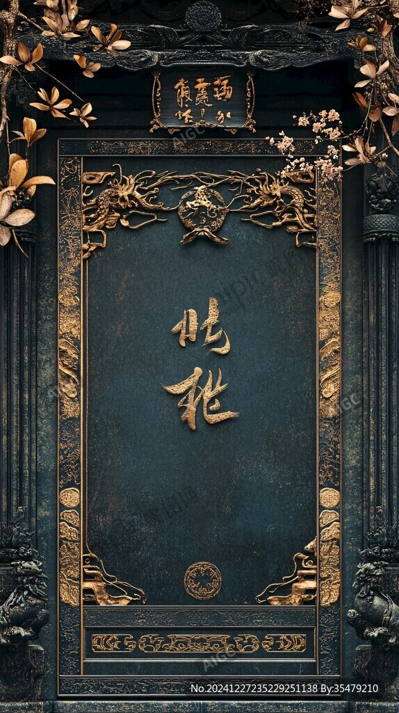 古风门牌