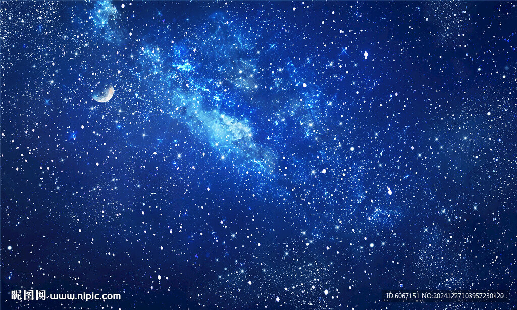 蓝色星空天花软膜