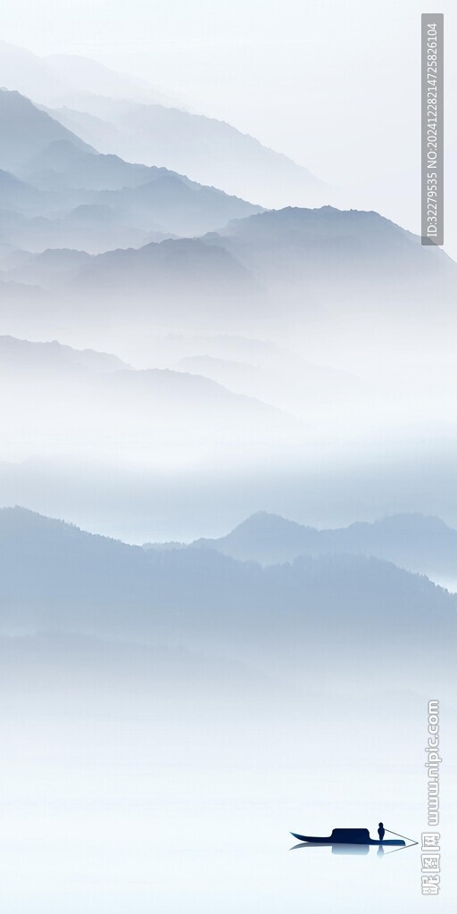 蓝色 新款意境玄关 TIF分层