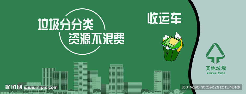 垃圾清运车贴