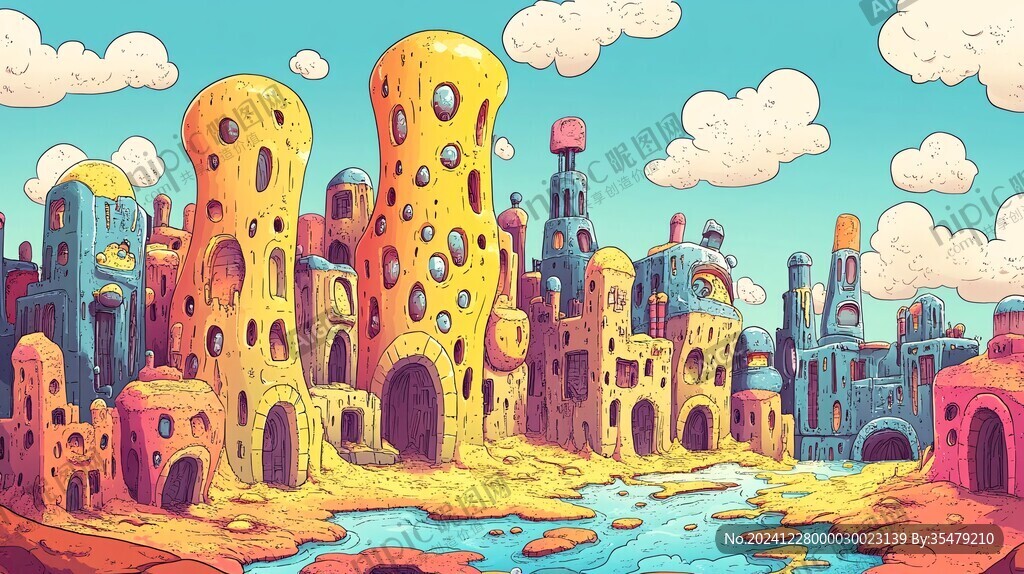 原创卡通场景