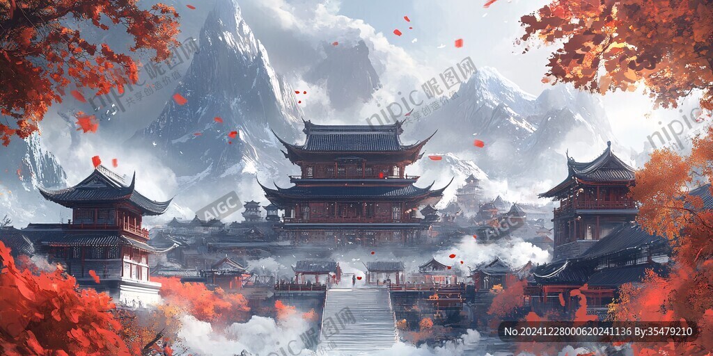 古风仙境天上宫阙