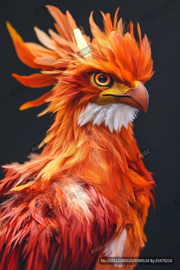 凤凰包装插画