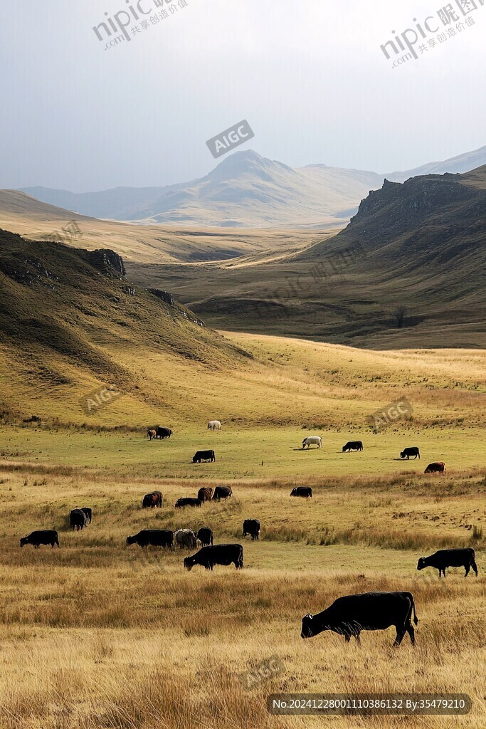 风吹草低见牛羊