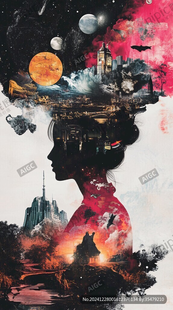 科幻题材插画