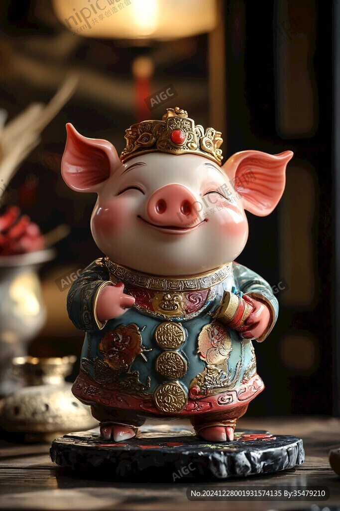 瓷塑阿福