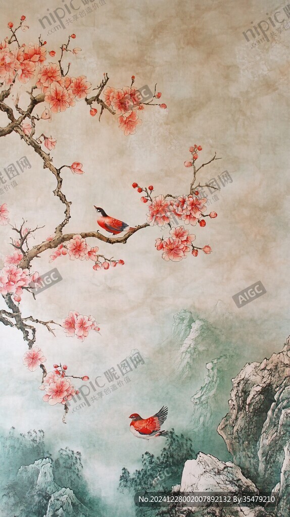 喜上眉梢背景