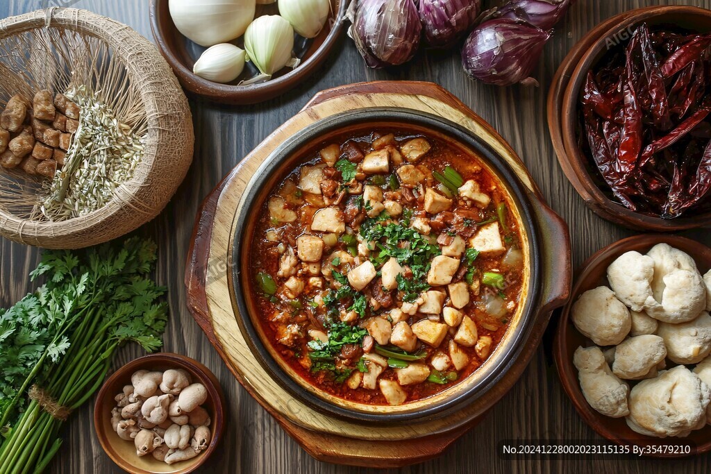 鸡丁煲