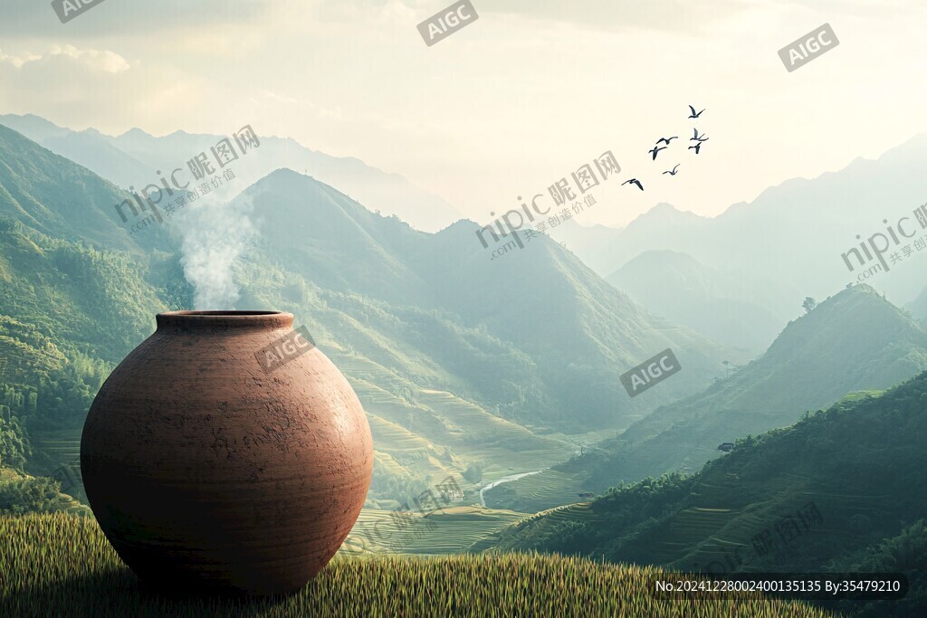 储谷陶罐