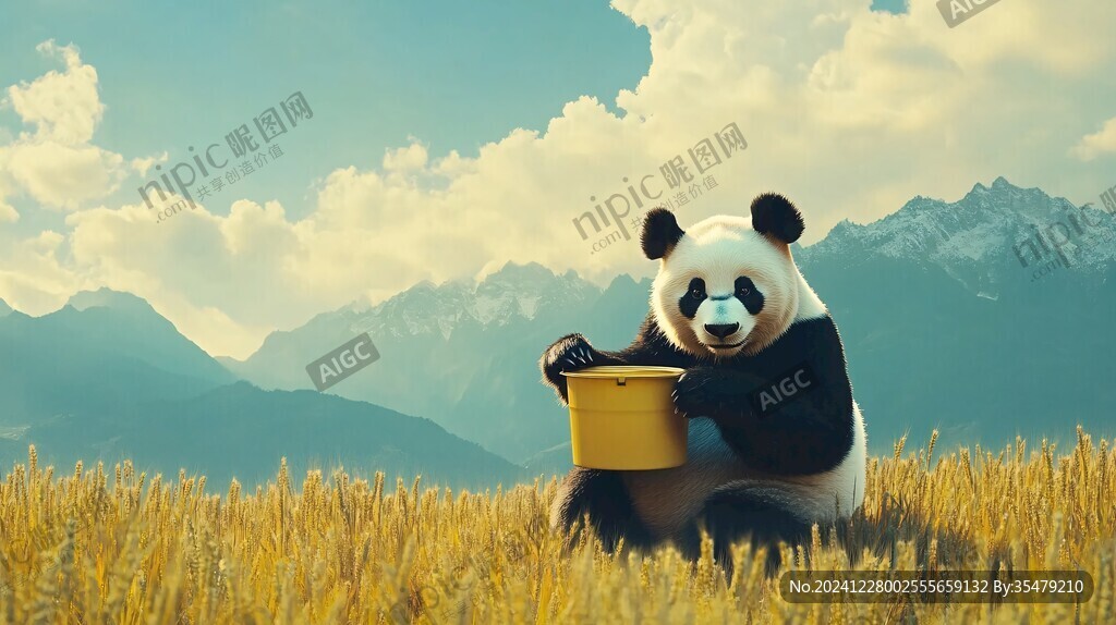 熊猫洗脚