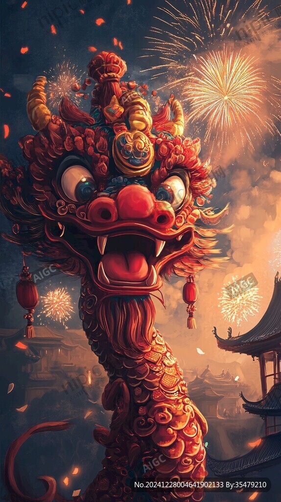 舞龙舞狮壁纸