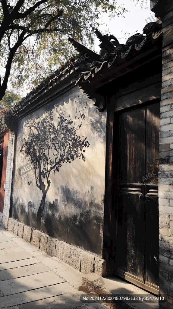 南锣鼓巷壁画