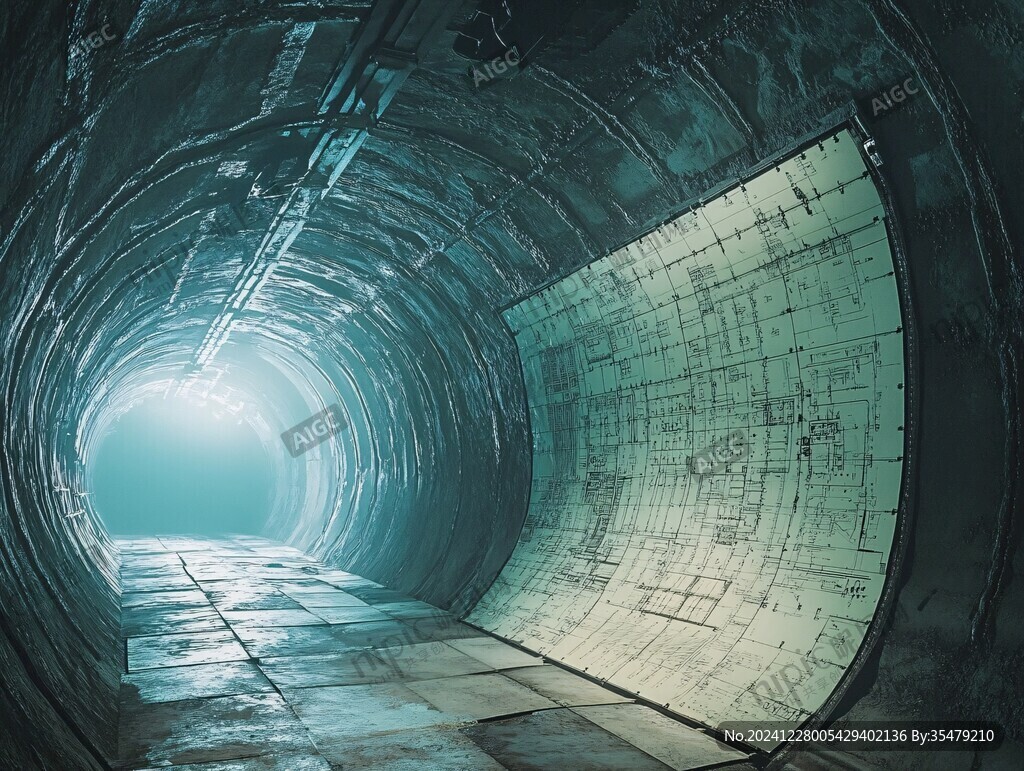 科幻小说隧道