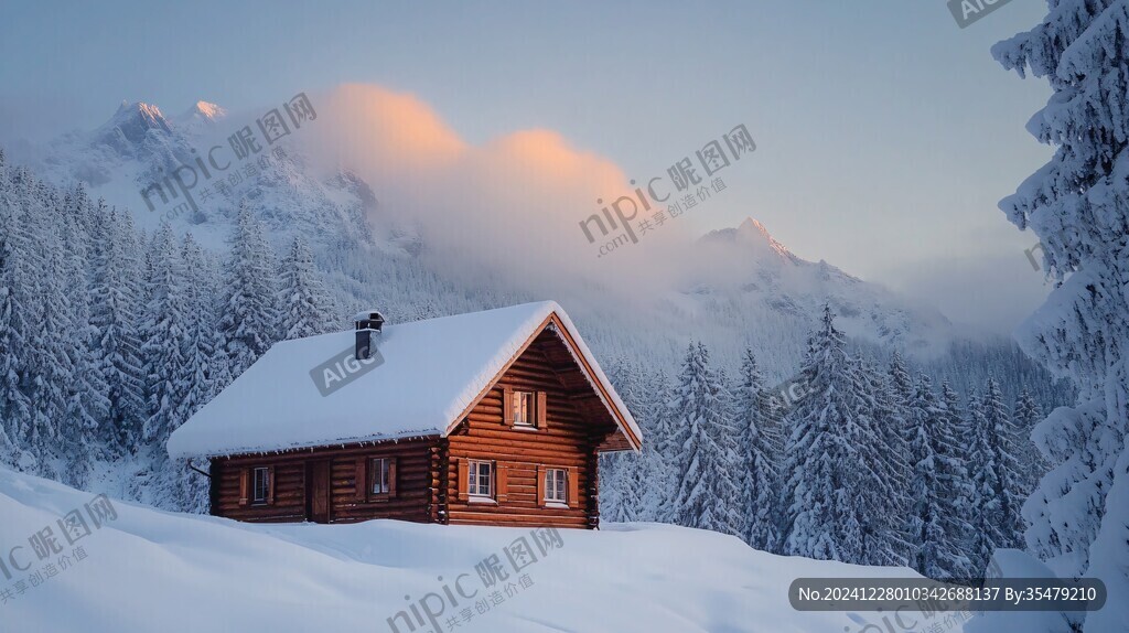 唯美雪景风光