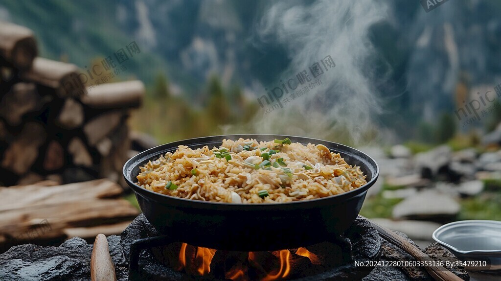 原锅油饭