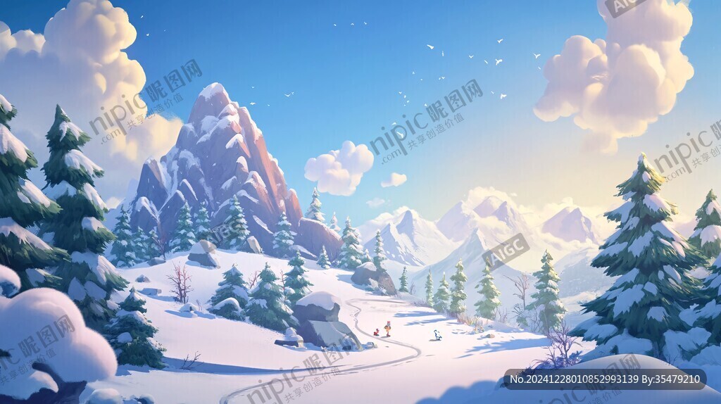雪山大场景