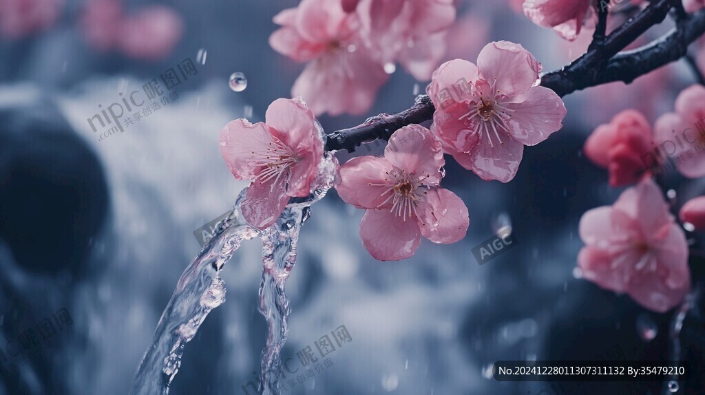 唯美梦幻梅花林