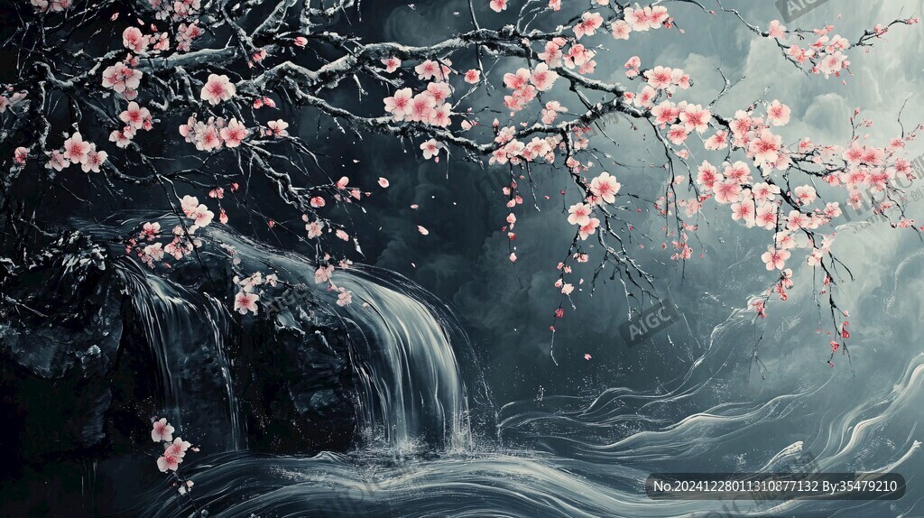 唯美梦幻梅花林