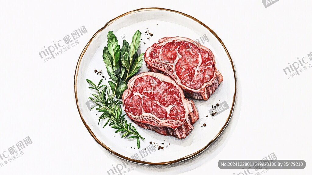 牛排肉素材