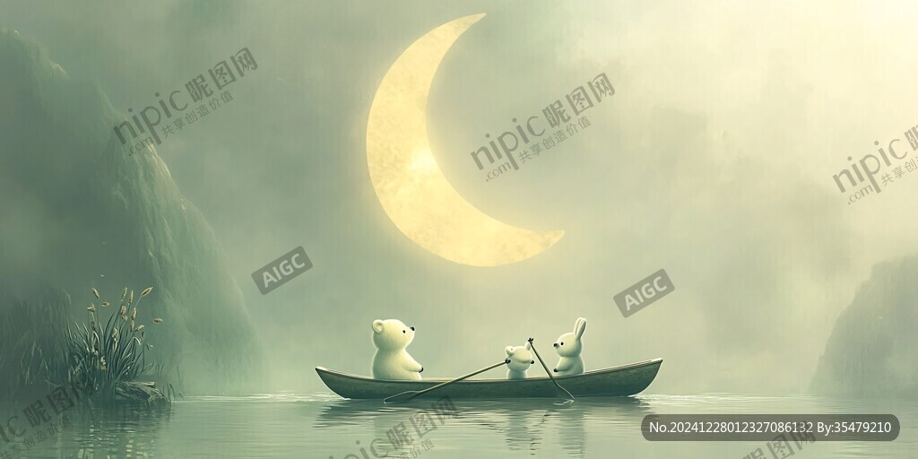 星月河幻想插画