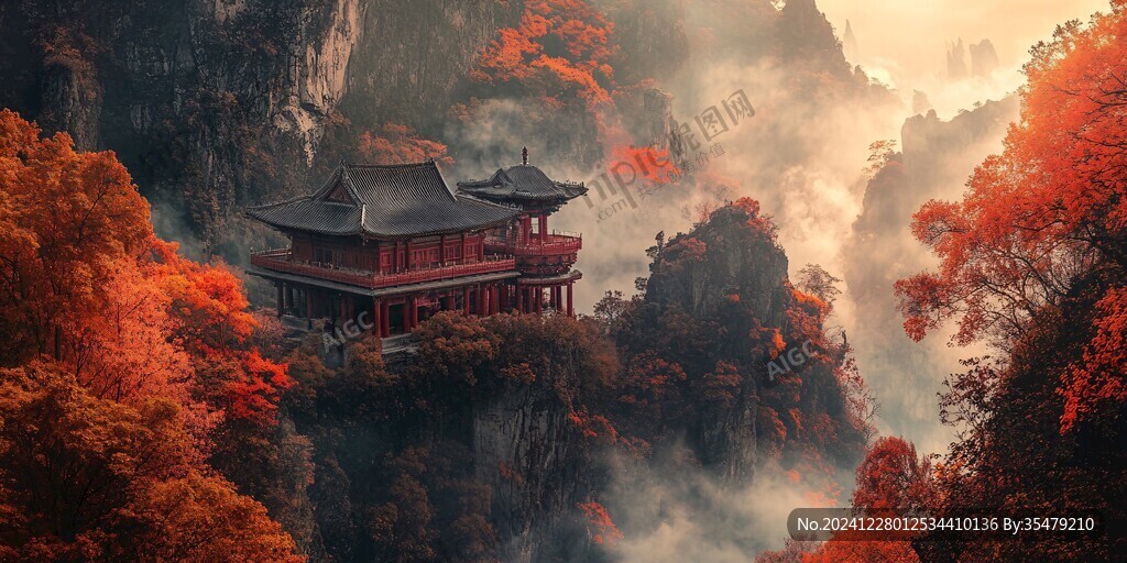 山林深山禅寺