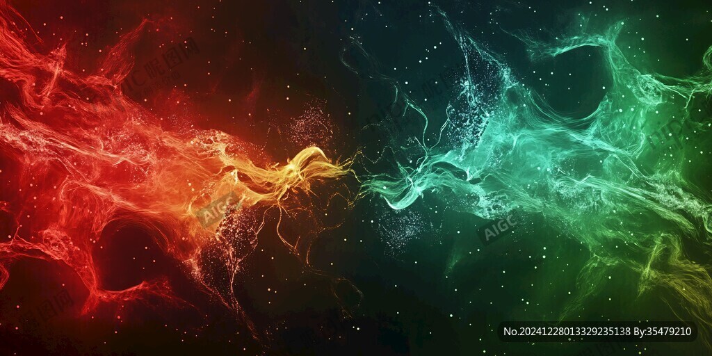 炫丽光芒运动色彩