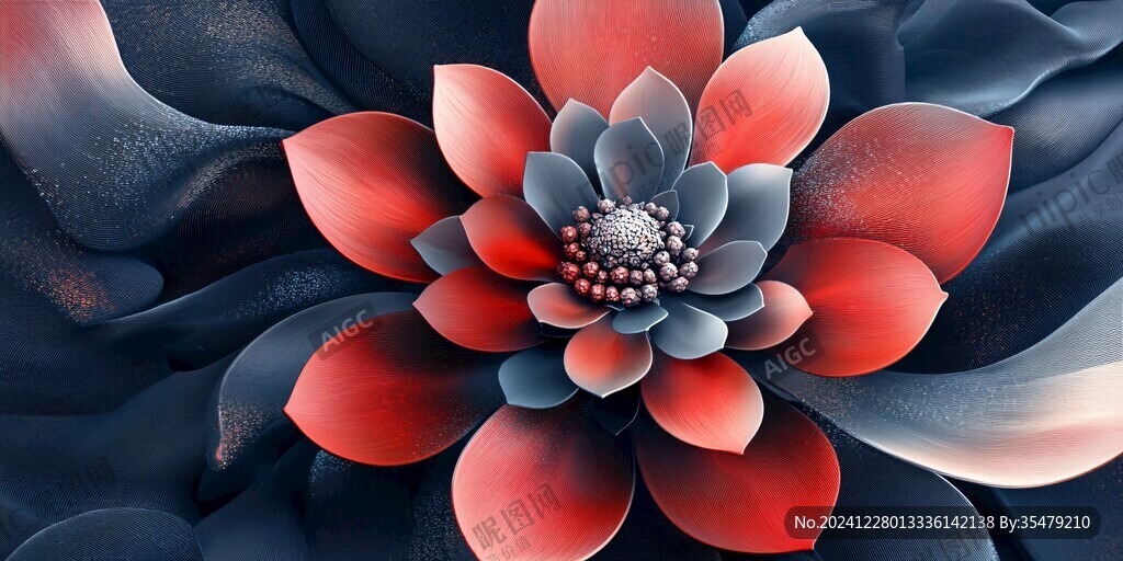 3d立体花壁纸