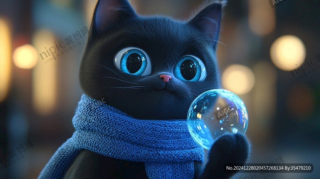 3d卡通猫咪
