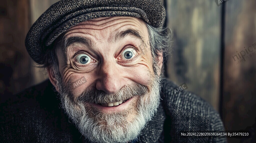 快乐的人的眼睛