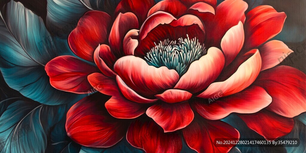 手绘创意百花壁纸