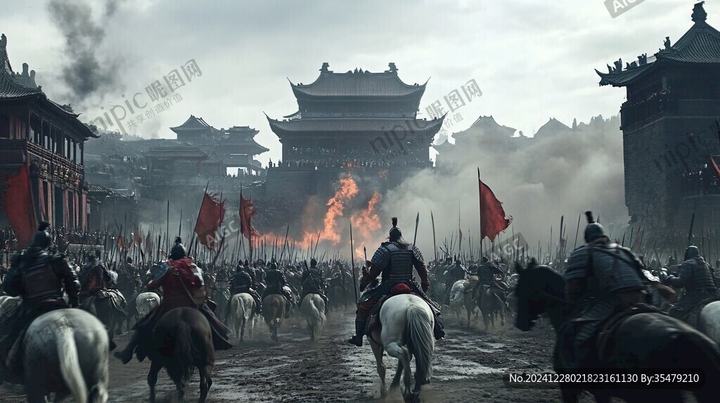 楚汉彭城大战场景