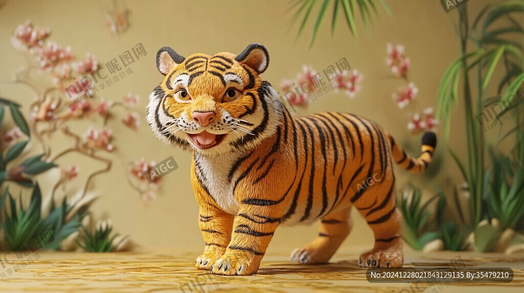卡通手办玩偶虎