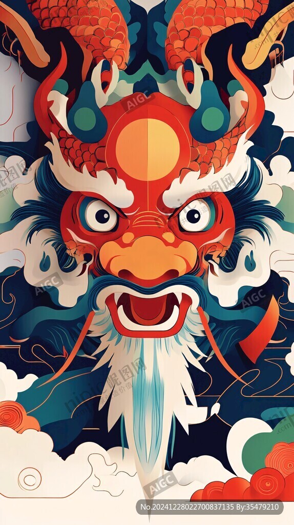 龙年文创插画