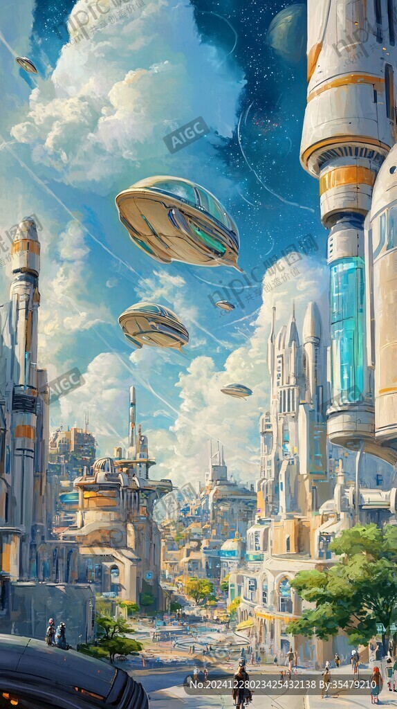 科幻插画风