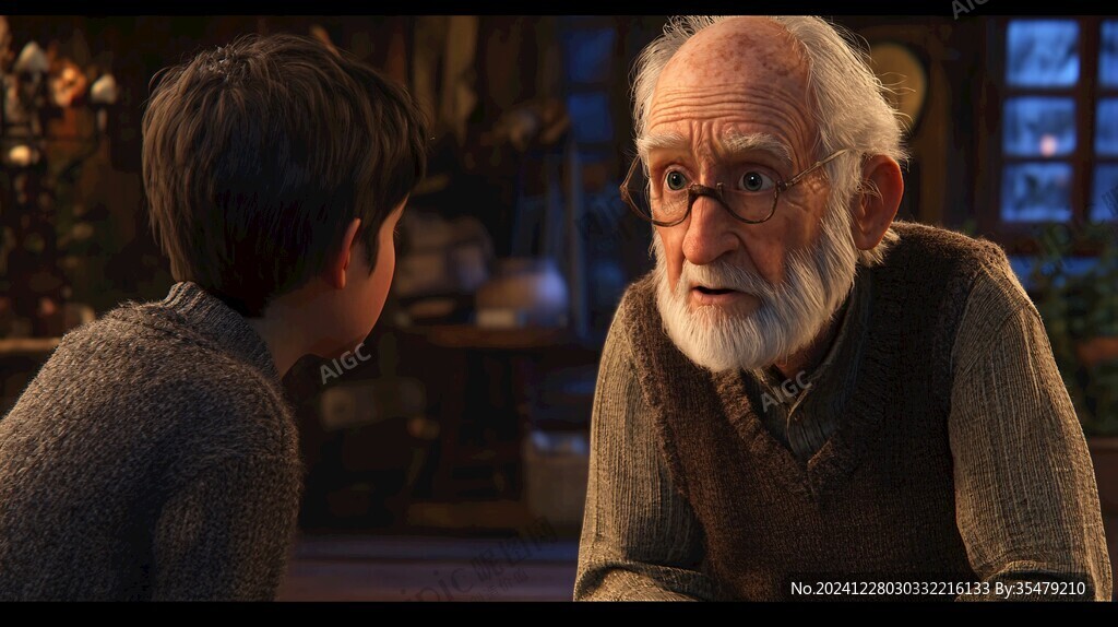 听爷爷讲过去的事情