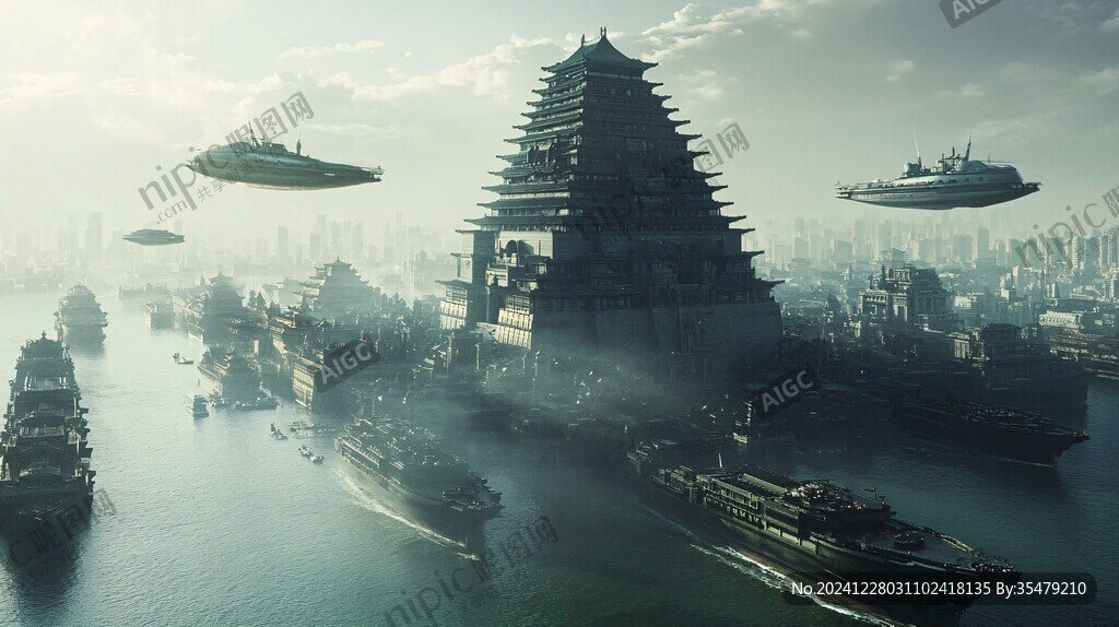 幻想的外星建筑