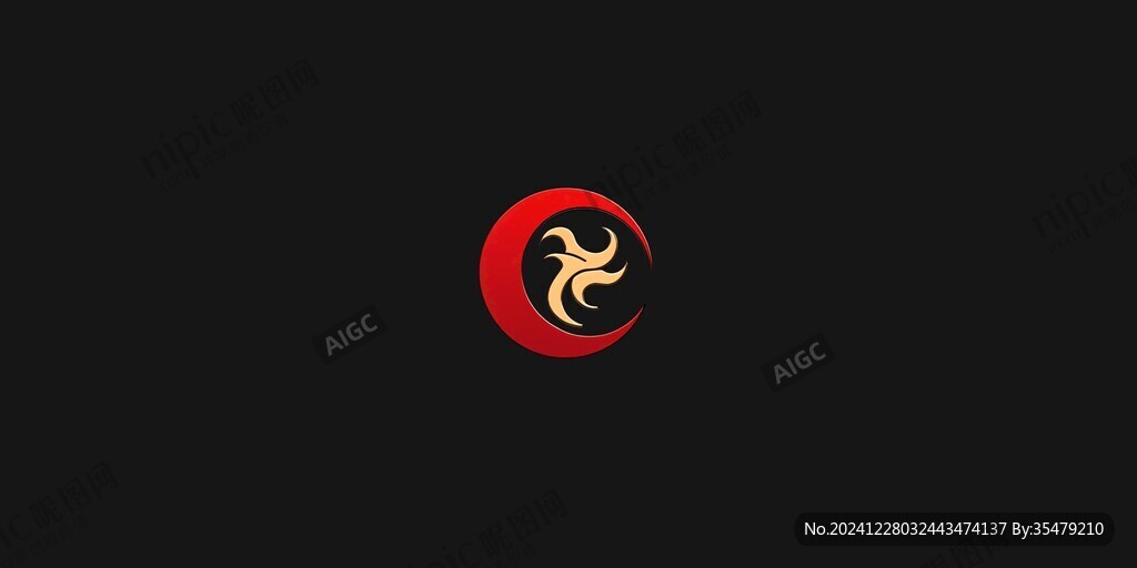 凤首logo设计
