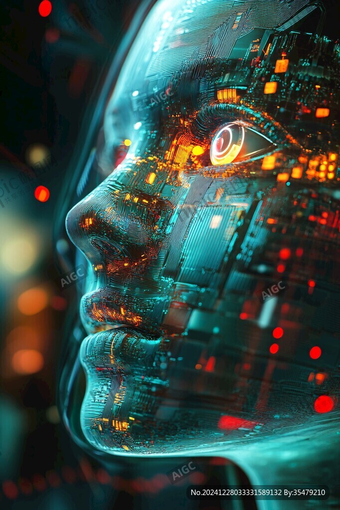 人工智能vr海报背景