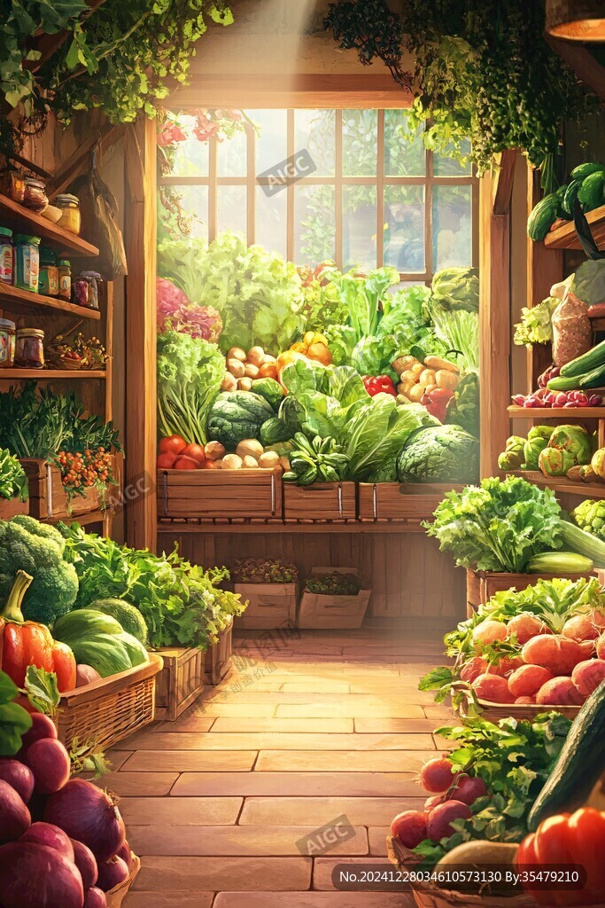 菜市插画