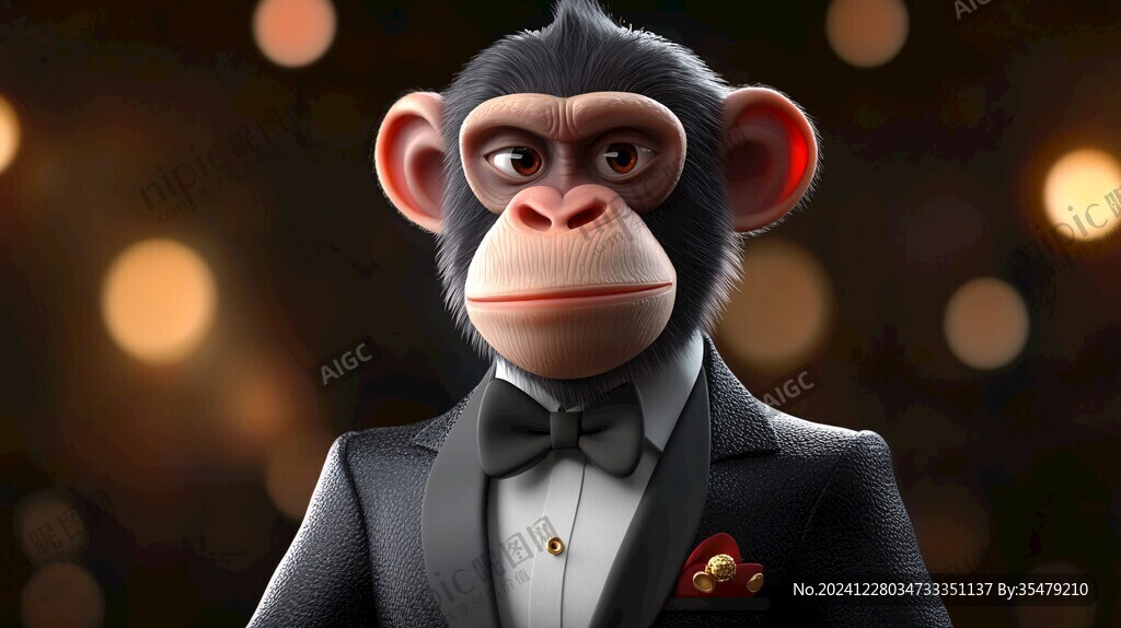 帅气猴先生形象