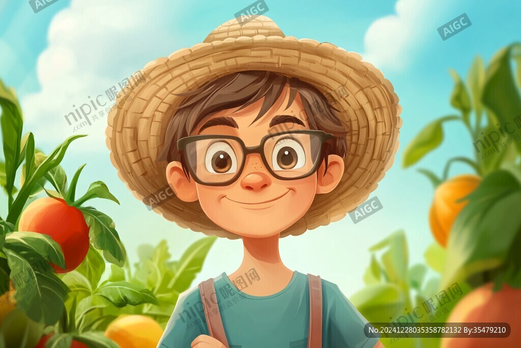 开心小农夫头像