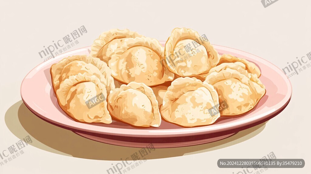 油面筋插画