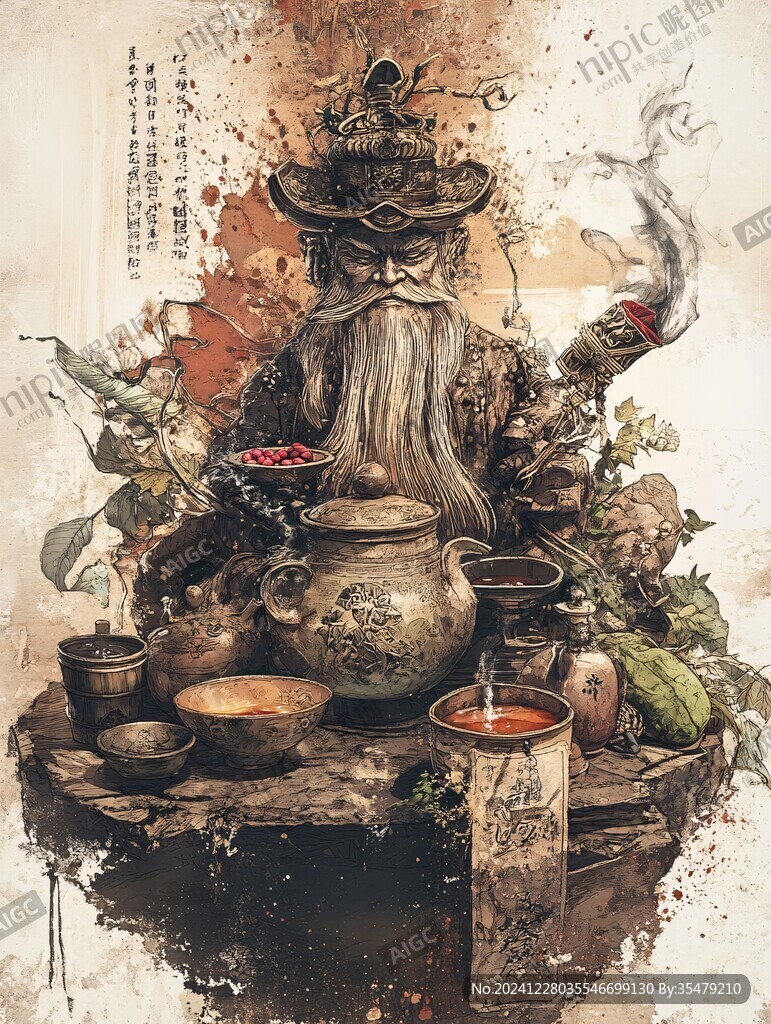 辽西火锅插画
