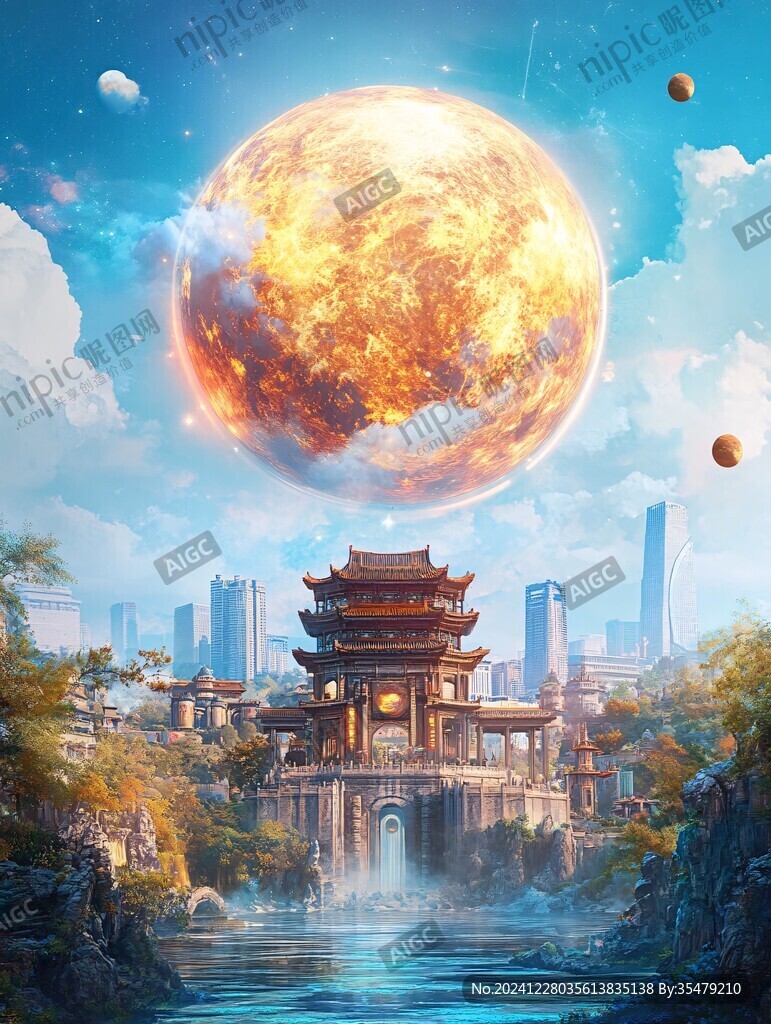 古风仙境天上宫阙