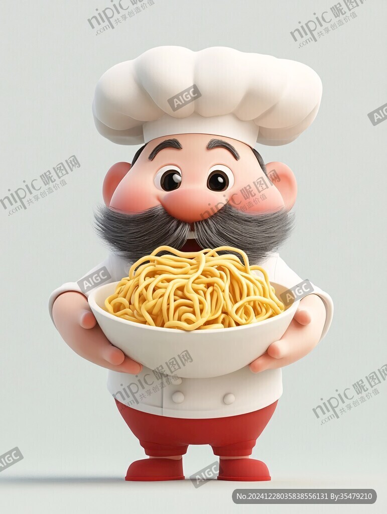 面食类卡通形象