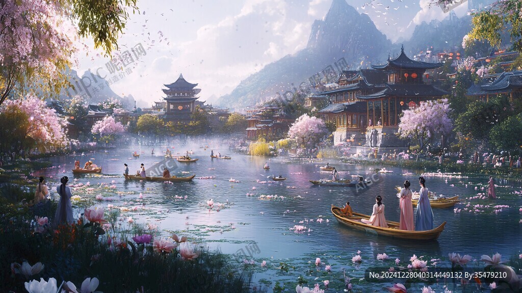 古风场景概念图